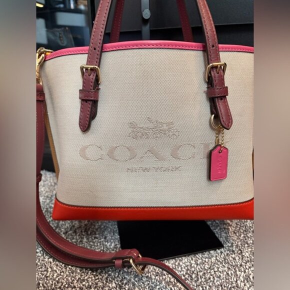 COACH MOLLIE 26 TOTE IN COLORBLOCK - Picture 5 of 13